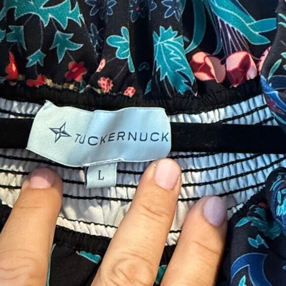 Tuckernuck Multicolor Floral Ruffle Blouse - Picture 2 of 3